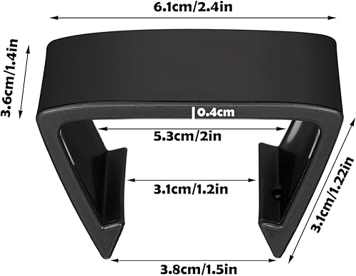Miniatura 2 de Blulu 16 clips para muebles de patio, muebles de exterior, clips de sofá de 2.4 pulgadas de profundidad x 1.4 pulgadas de ancho x 1.22 pulgadas de