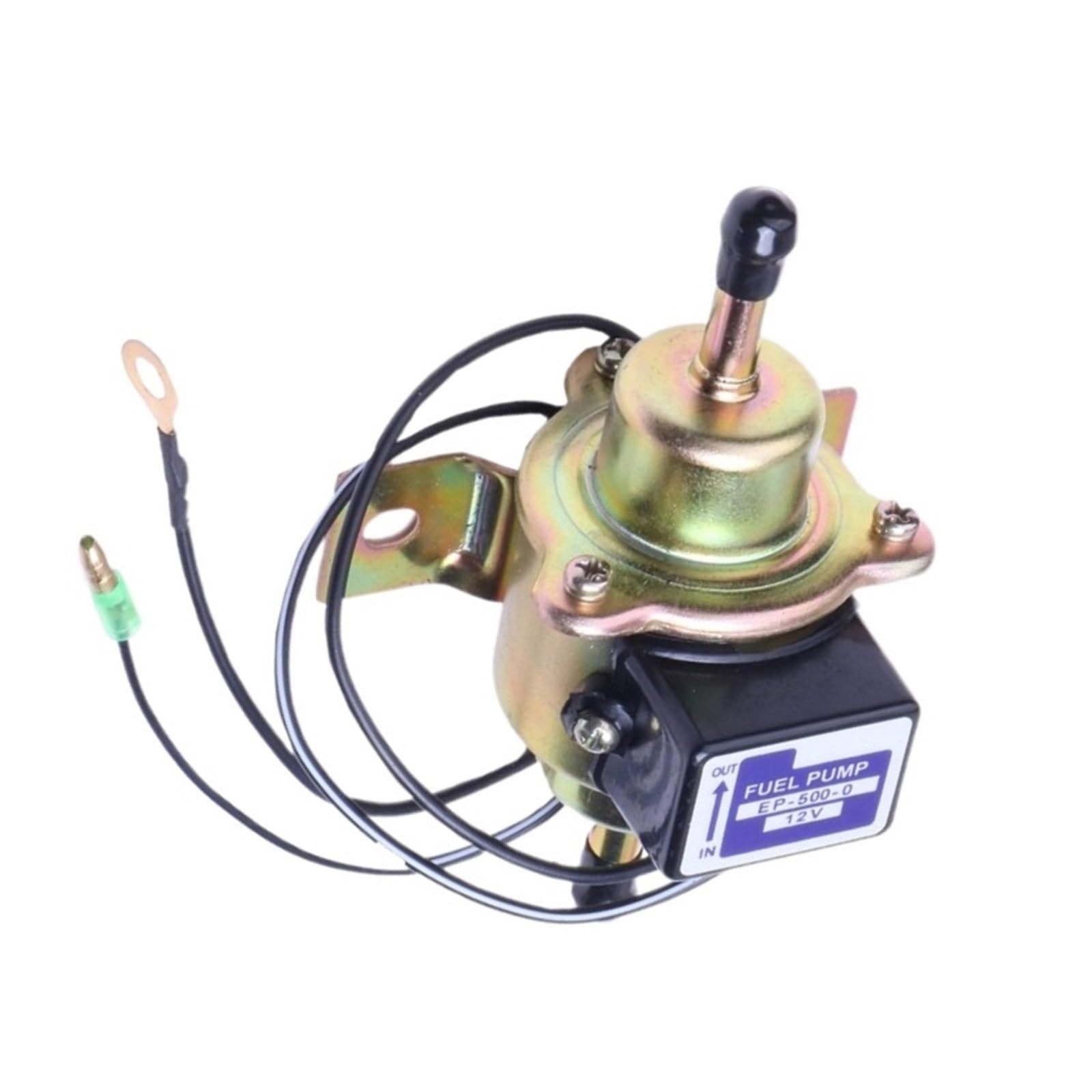 Fuel Injector Nozzle Fit for Kubota Mower Tractor Excavator 12585-52030 12585-52031 68371-51210 035000-0460 Electric Fuel Pump 12V Fuel Injector