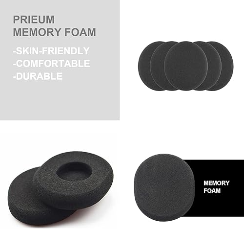 Miniatura 3 de Almohadillas de repuesto H800 compatibles con auriculares inalámbricos Logitech H800, almohadillas de esponja suaves y duraderas, almohadillas de