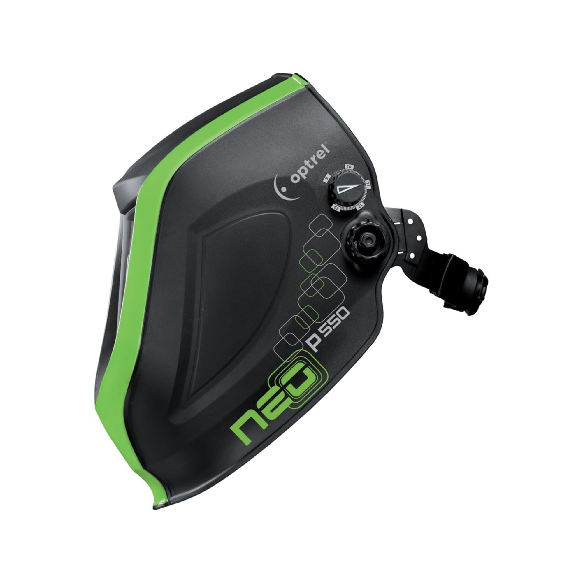 OPTREL Schweißerhelm neo p550 Green schwarz/grün