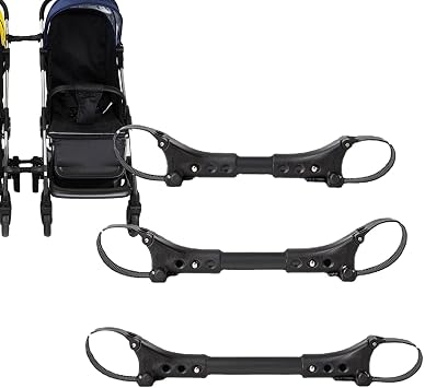 Twin Stroller Connector | Removable Double Stroller Connector, Lightweight Double Stroller Adapter, Fits Umbrella Stroller, Single 2 Strollers to Double Stroller