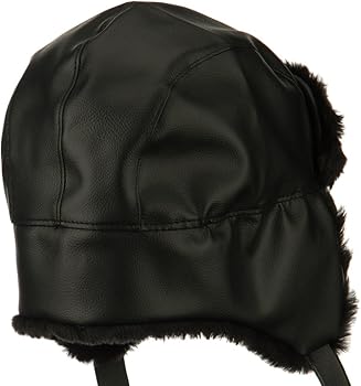 Broner Big Size Trooper Hat-Black Vinyl (2XL-3XL) at Amazon
