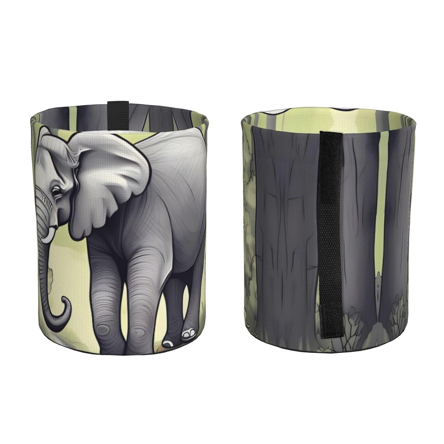 Walking Elephant Hanging car Trash can, Foldable car Trash can, car Storage Box Accessories, Suitable for Travel SUV Truck Sedan image 2