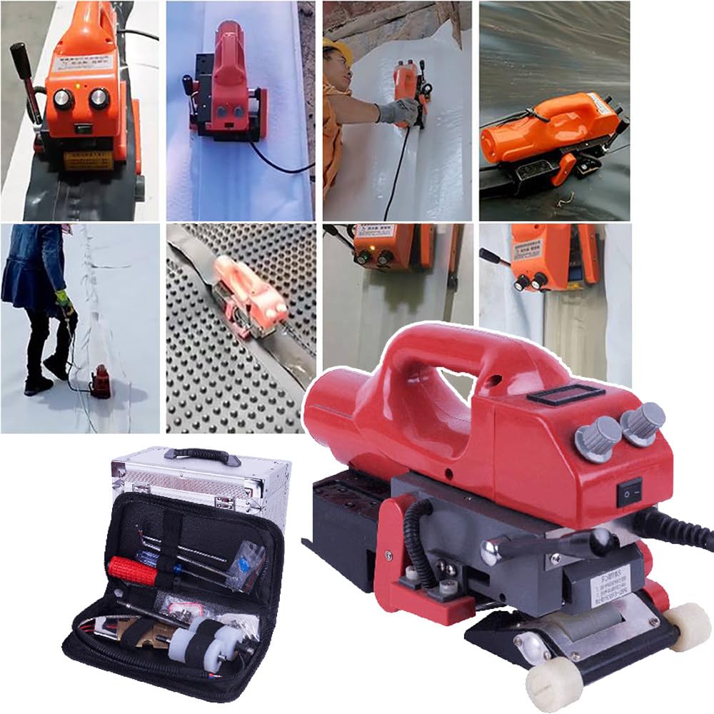 AYCDL Geo-Membrane Overlap Wedge Welder Machine,Membrane Hot Wedge Welder, For Sealing 0.2-1.0Mm Thick Membrane