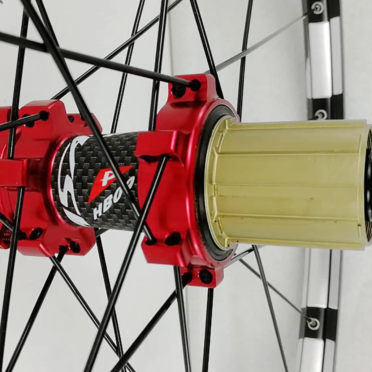 Set di Ruote per Mountain Bike 26/27,5'' 29 Pollici MTB Freno a Disco Perno Passante Cerchio a Raggi Dritti Mozzo 24H per Cassetta a 7 8 9 10 11 12 velocità