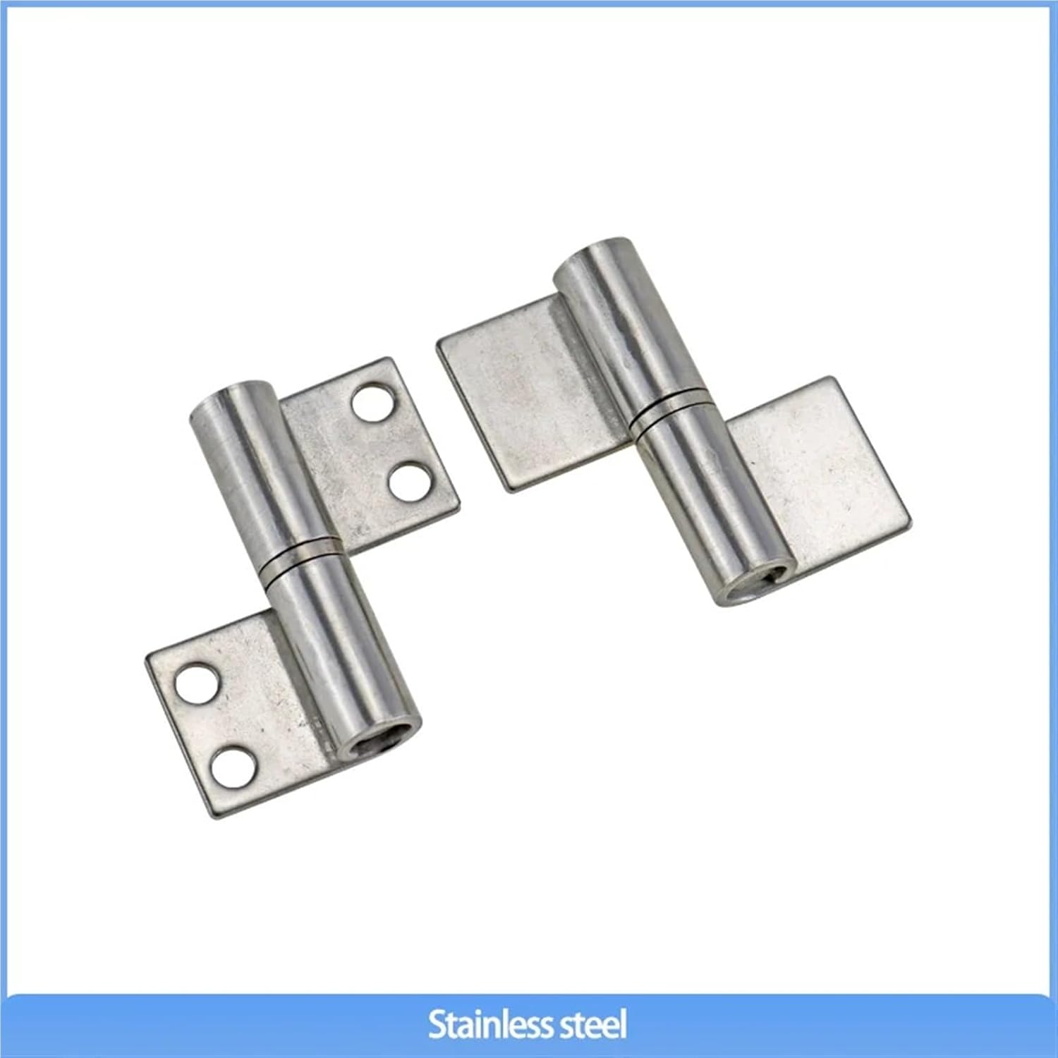 Detachable Hinge Suitable for Industrial Electrical and Mechanical Equipment Cabinet Door Hinges 1Pcs(No Holes)