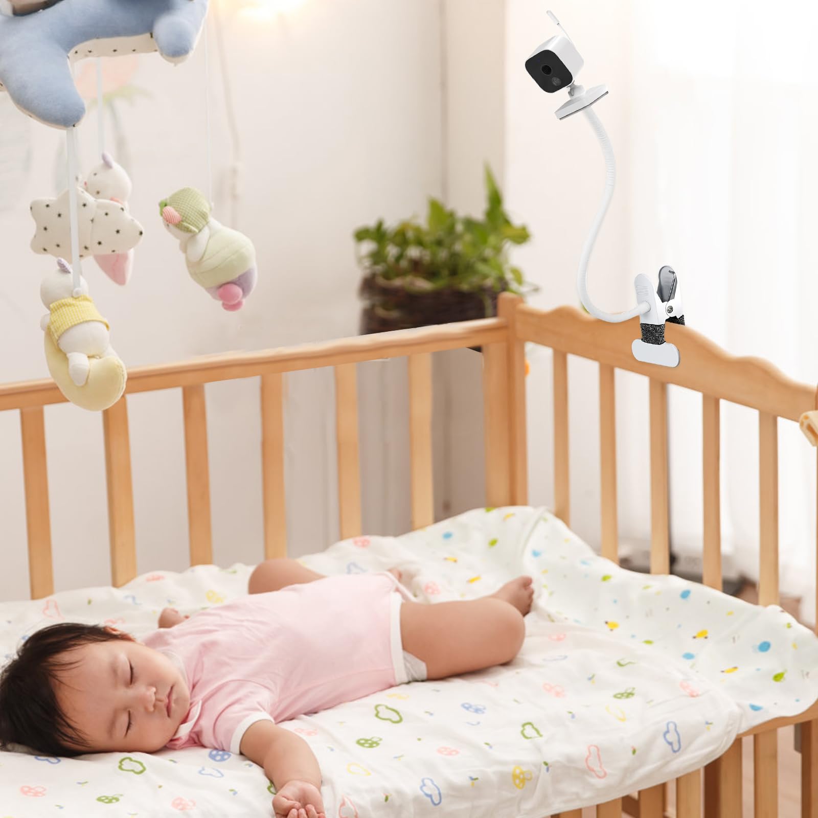 Supporto Flessibile Per Baby Monitor Babysense S2/V43 - Clip Per Lettino, Angolo Regolabile, Facile Da Montare