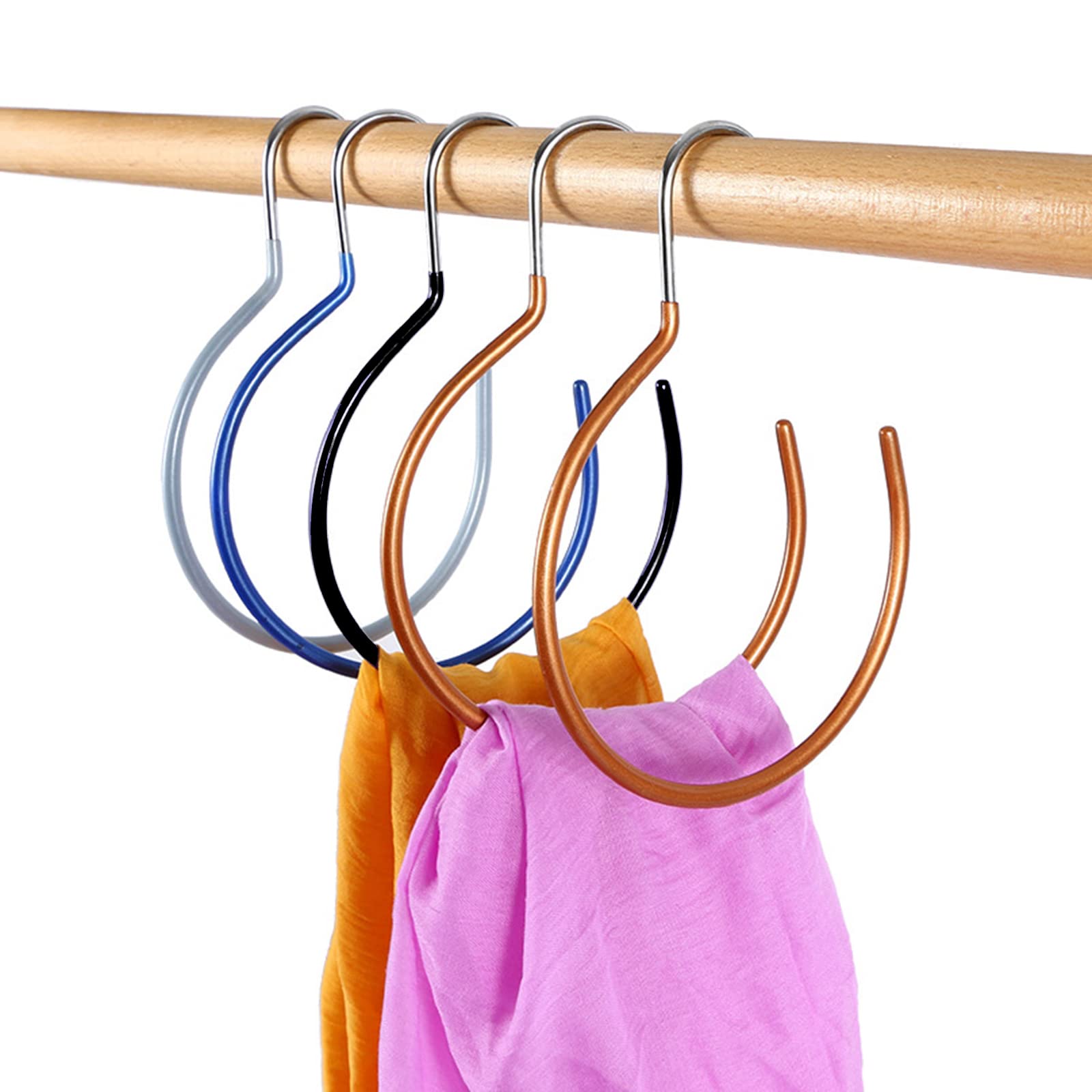 Gancio Per Sciarpa E Cravatta - Organizzatore Armadio Antiscivolo, 3 Pezzi - Foto 2