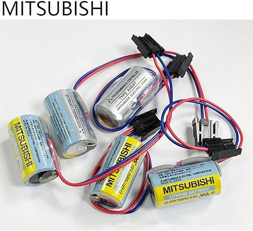 Miniatura 4 de 10 unids A6BAT ER17330V3.6V 1700mAh PLC Batería MR-BAT de litio con enchufe para FANUC CNC System US Stock