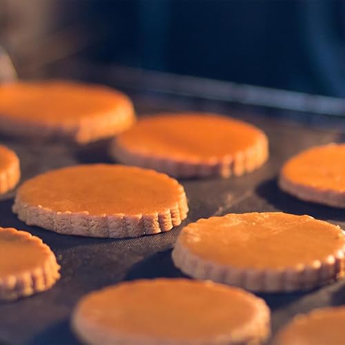 Miniatura 5 de ALLTOP Cortadores redondos de galletas con asa, cortador de galletas circular de acero inoxidable con borde estriado, herramienta esencial de