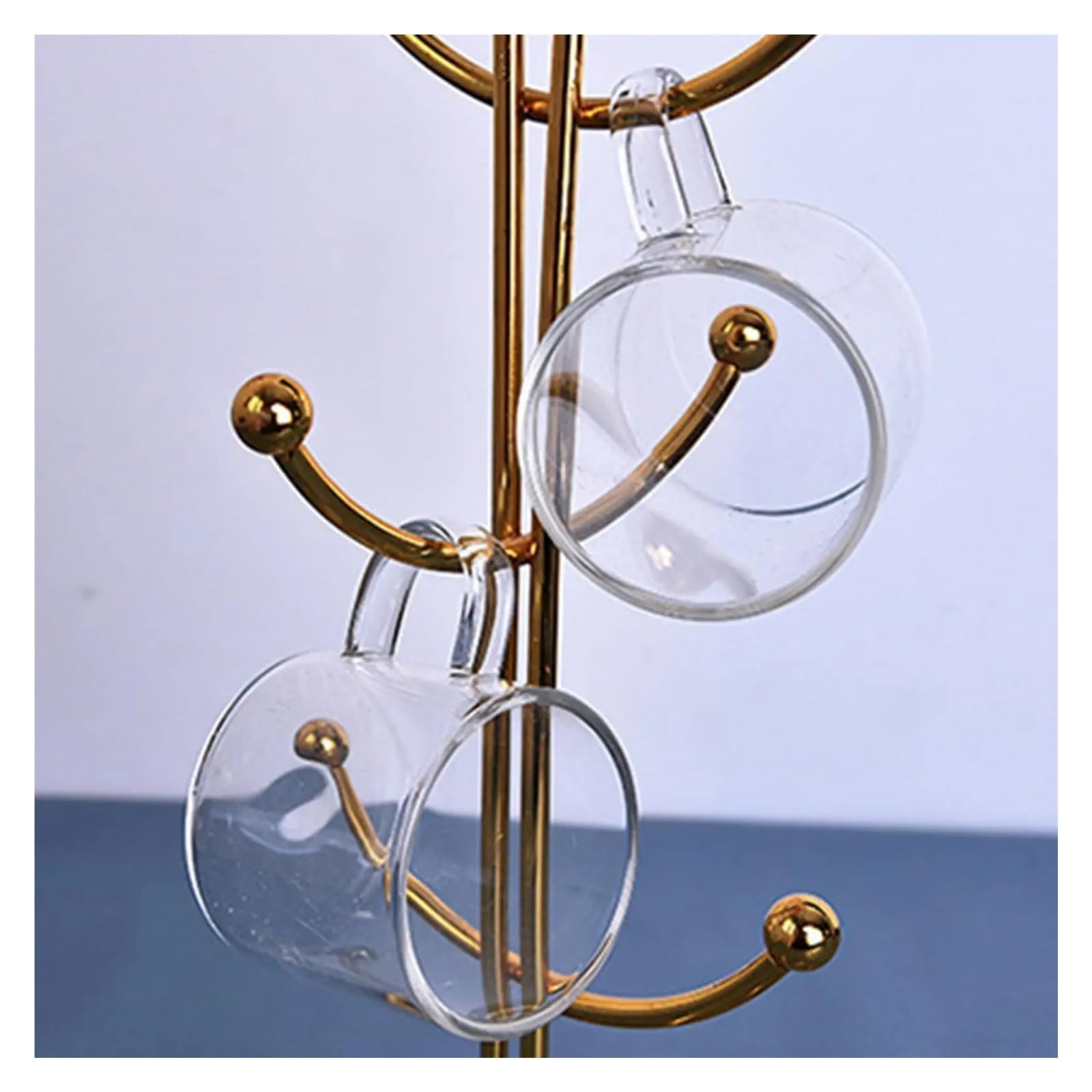 Kaffeetassenständer Tassenständer, Kaffeetassenhalter Mit 6 Haken, For Arbeitsplatte