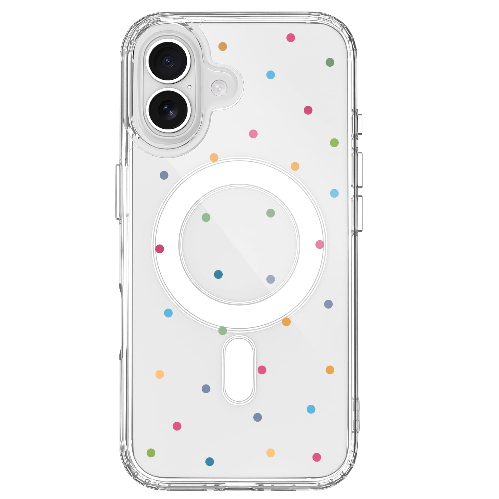 Coque iPhone 17 Pro MagSafe magnétique transparente antichoc Y2K - 8