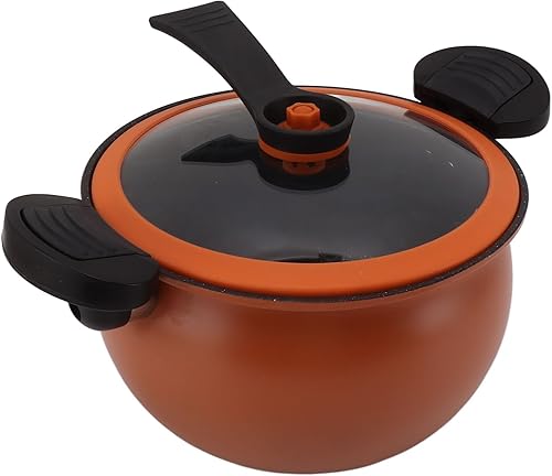 Miniatura 5 de Olla de micro presión antiadherente doméstica, diseño multifuncional, olla de sopa de micro presión de gran capacidad con válvula de escape de