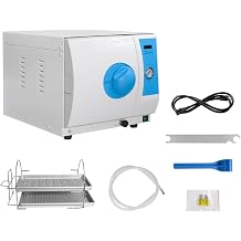 18L Semi-Automatic Table Top Class N Autoclave Machine High Precision Temperature Control Pressure Steam Sterilizer Overheat Protection STE-18-E118