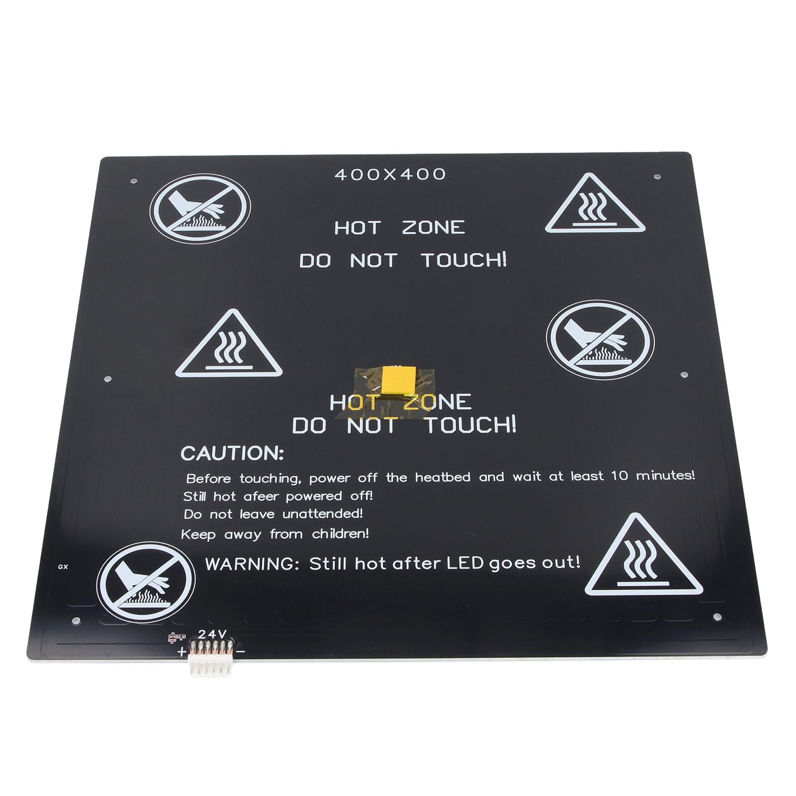 400x400mm 3D-Drucker-Heizbett-Kit 3D-Drucker-Heizbett-Kit 24V 280W 2Ω Aluminiumlegierung 400x400mm Hochtemperatur-Aluminiumlegierung-Heizbett-Kit 3D-Drucker
