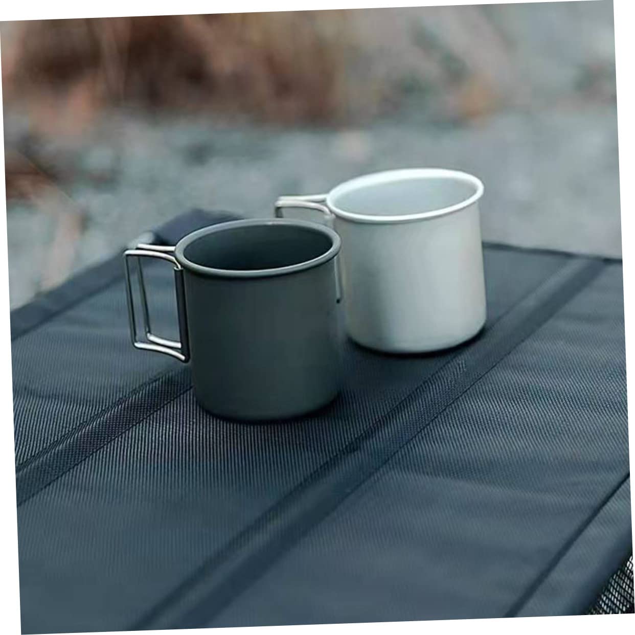 4 Stück Faltbare Kaffeebecher Schwarze Campingbecher Heißgetränke Für Den Außenbereich Faltbare Becher Für Heiße Getränke
