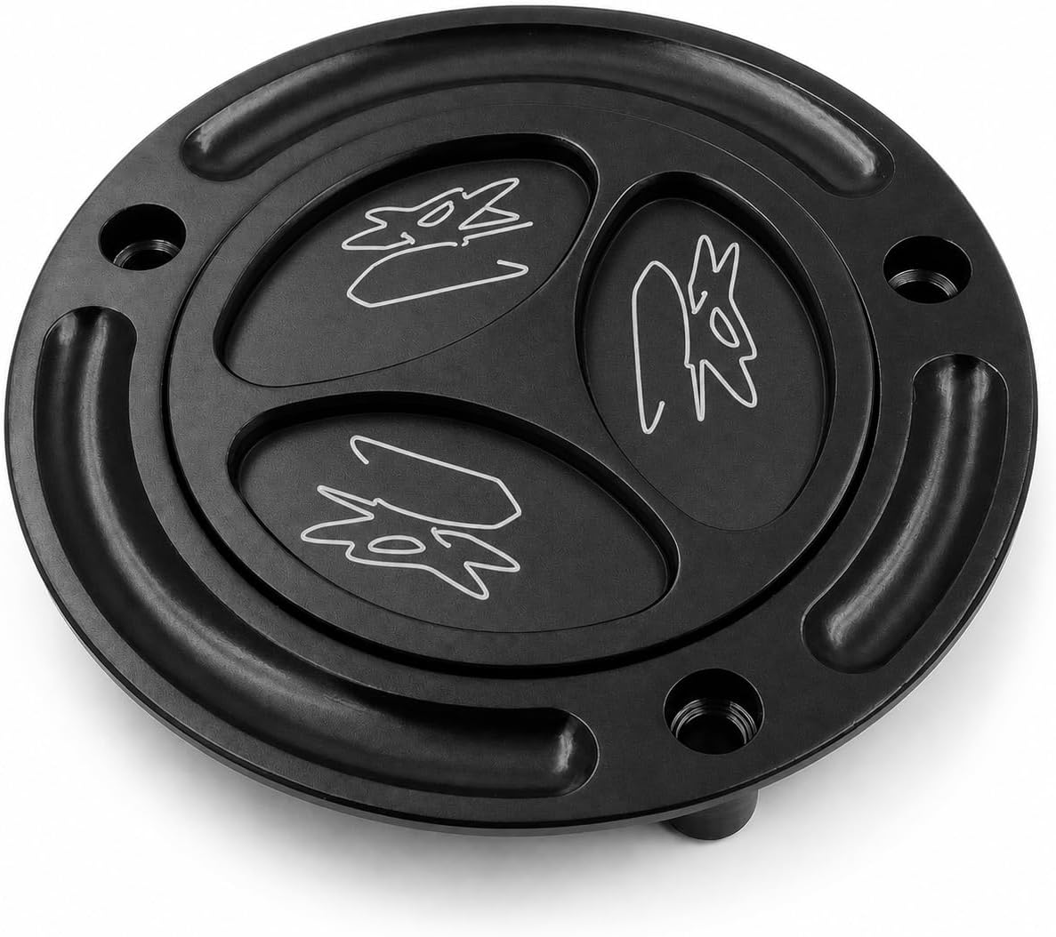 CNC Billet Aluminum Keyless Twist Off Fuel Gas Cap, Lightweight Racing Design Fits GSXR600 GSXR750 GSXR1000 GSX1300R SV650 SV1000 2003-2012