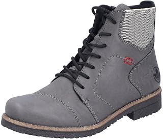 Rieker 73522-45 Schnürstiefel Synthetik Damen in grau