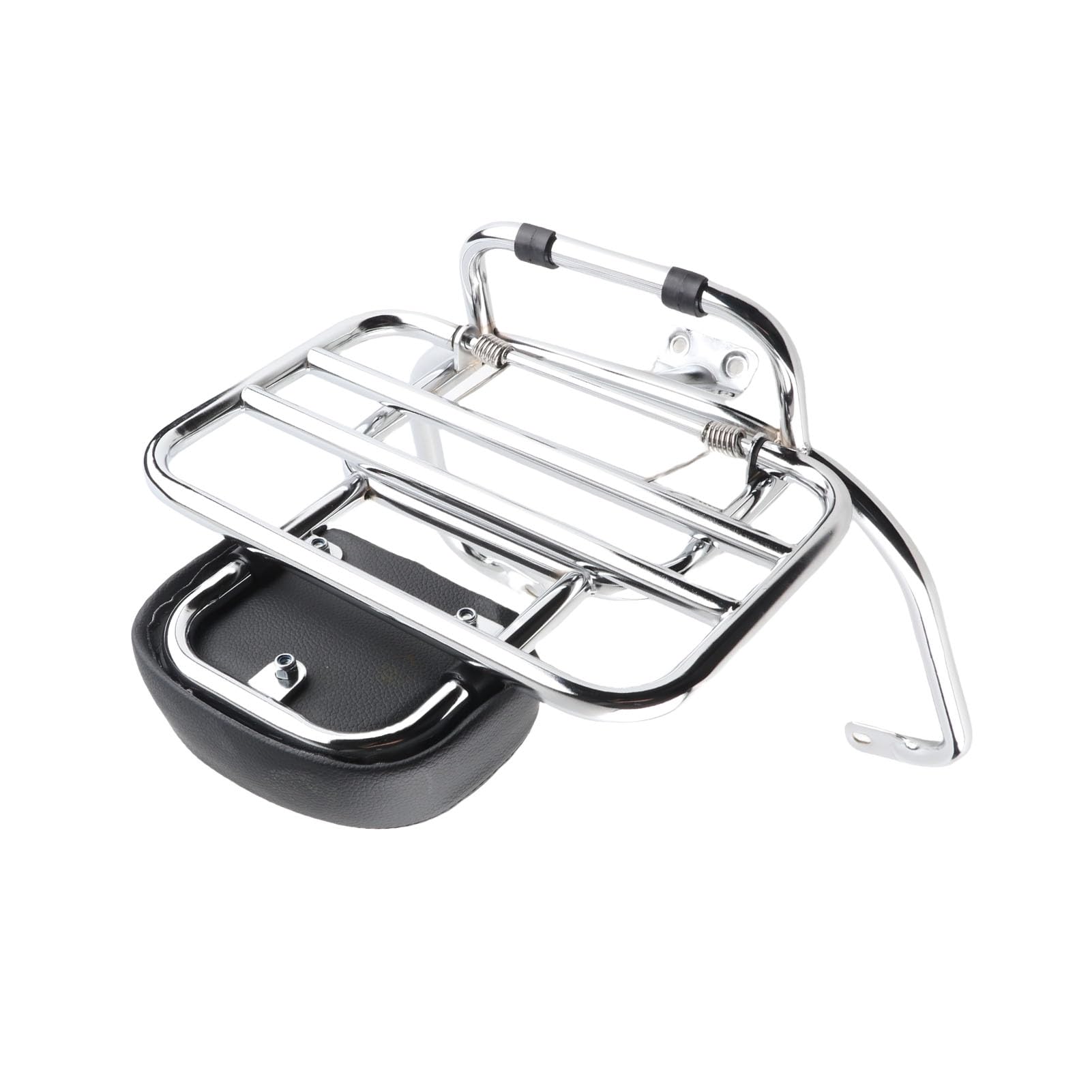 Portaequipajes para Motocicleta para GT GTS GTV 300 250 125, Estante portaequipajes Trasero con Soporte de Respaldo, Soporte Trasero de aleación de Acero Cromado para la segu