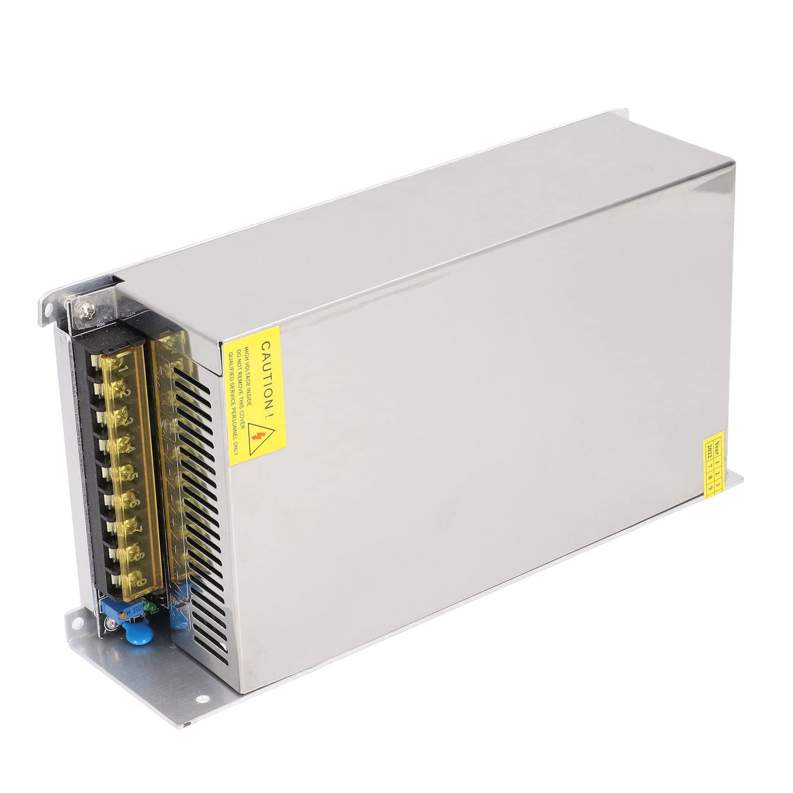 Jeanoko Alimentatore Switching a Tensione Costante 25A Trasformatore CA-CC Ad Alta Efficienza per Applicazioni Interne Lega di Alluminio 1200W
