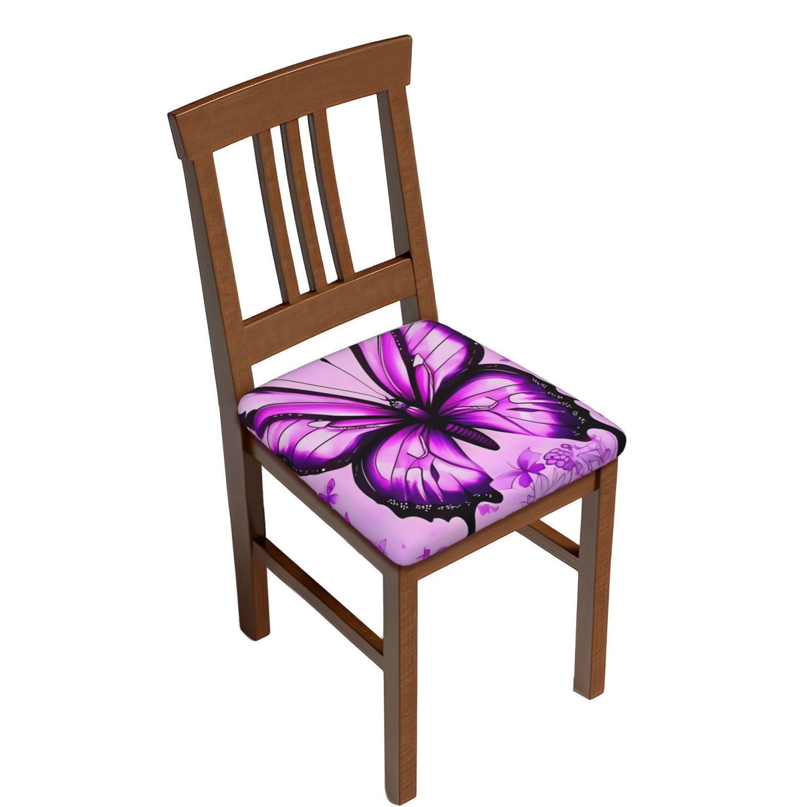 Housses de tabouret de bar lavables pour rénover un siège usé - Lot de 4 en velours doux