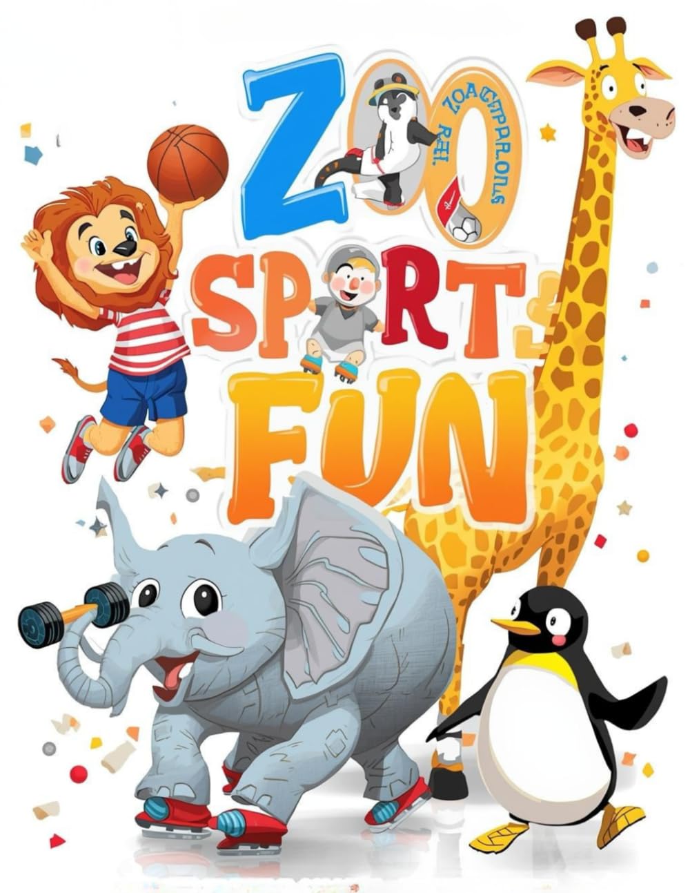 ZOO SPORT FUN: COLORING BOOK