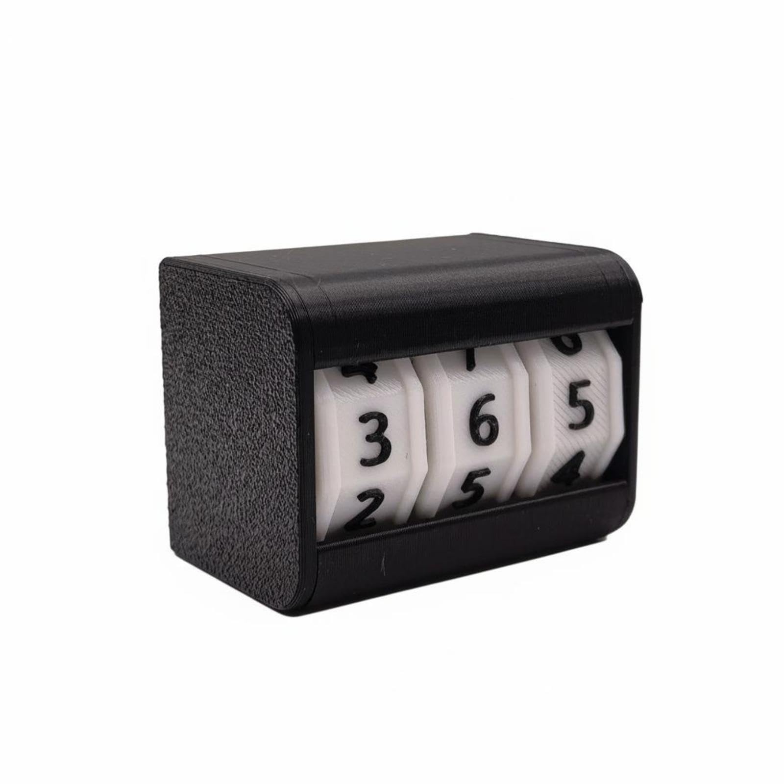 3X Desktop Timer mit Erinnerungsfunktion, Rotierenden Trommeln Und Frontanzeigefenster mit Zahlenanzeige, 5 Stück