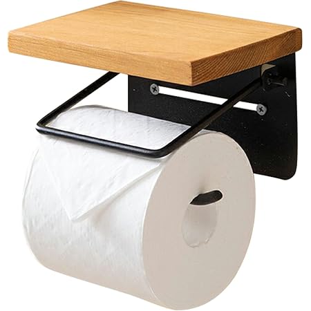 Amazon Co Jp Neo Crasy トイレットペーパーホルダー トイレカバー カバー おしゃれ シングル 天然木 ペーパーホルダー カバー トイレ用品 お手洗い 棚 A シングル ナチュラルブラック A1 Pphldsglnabk 産業 研究開発用品