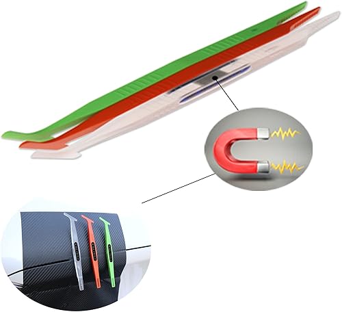 Miniatura 6 de Kit de herramientas de escobilla magnética de ranura flexible de vinilo para vehículos, 5 en 1 para moldeo de vinilo y costuras o sellos