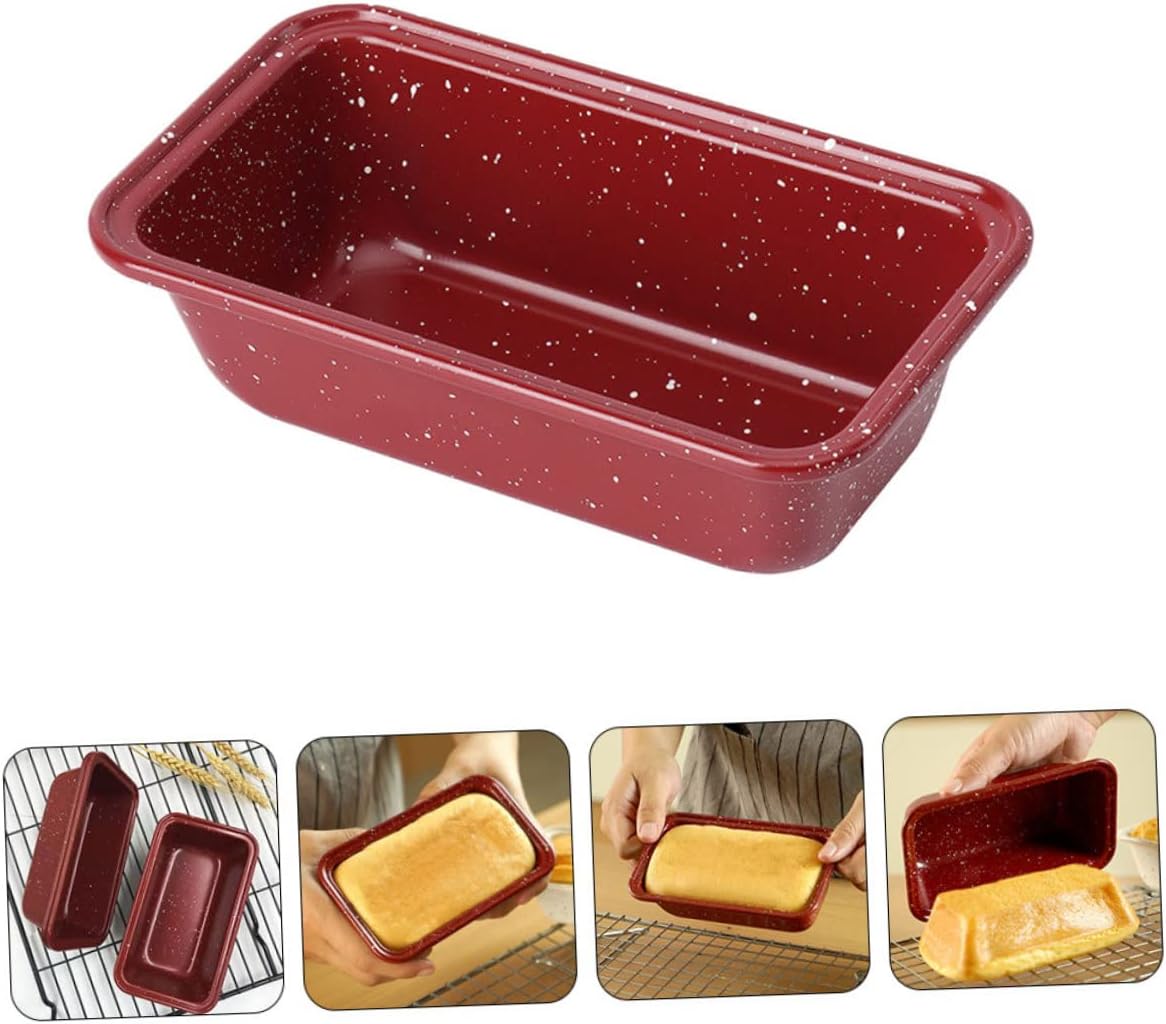 BESTOYARD 2pcs Toast Mold Bread Mold Loaf Mold Toast Cooking Mold Bread Pans for Baking Loaf Pans Bread Tin Nonstick Loaf Pan Mini Baking Supplies Heavy Duty Carbon Steel + Non-stick Coating