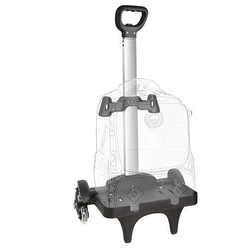 Backpack Trolley Wheeled Cart Aluminum Alloy Folding Cart for Schoolbag