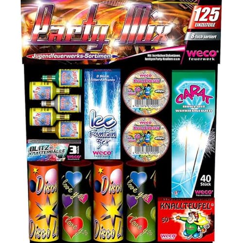 PAINT IT EASY NEU Kinderfeuerwerk-Party-Sortiment Party-Mix - Das Original