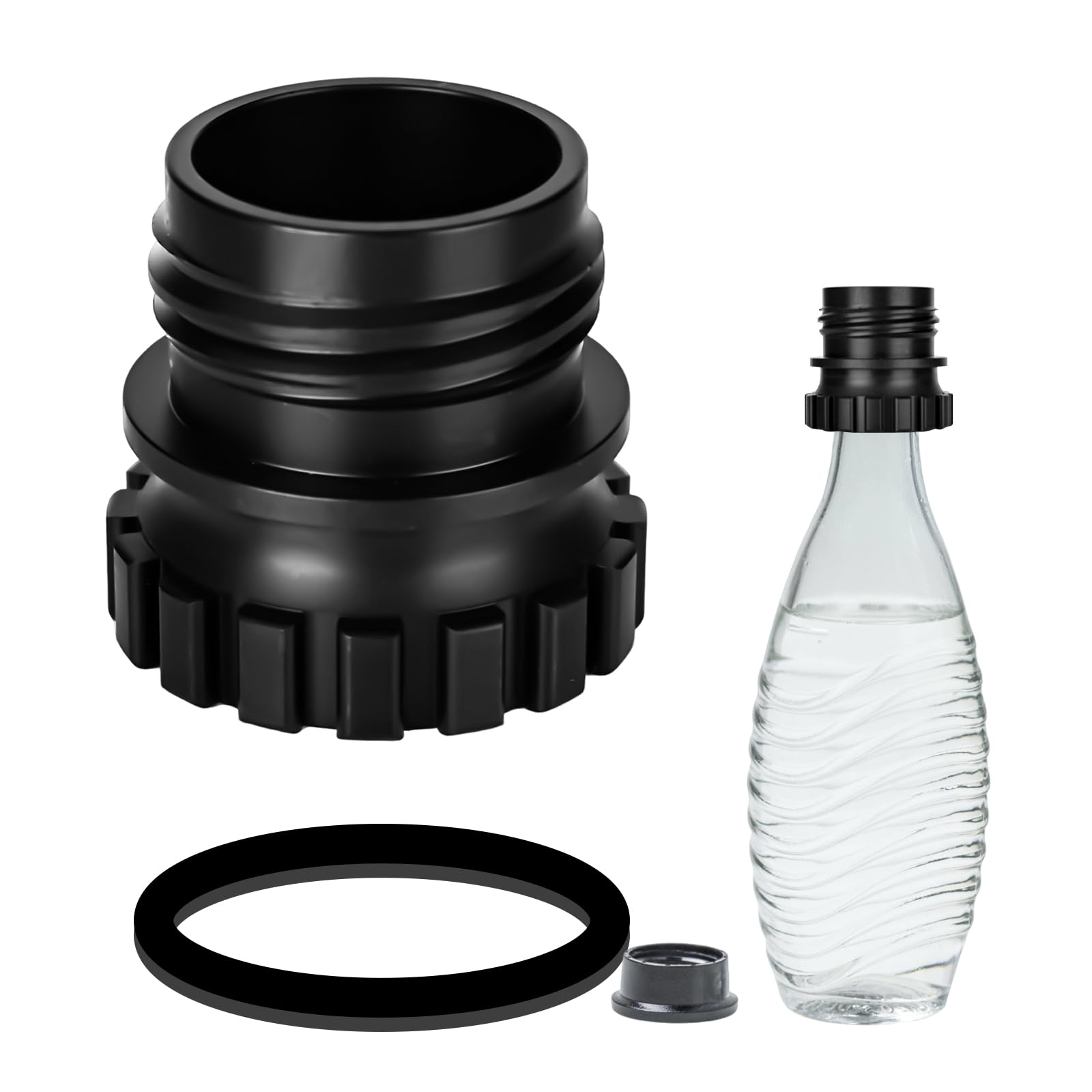 Adapter do butelek szklanych dla Crystal 0,7L Adapter do szklanych butelek Quick Connect dla Maker