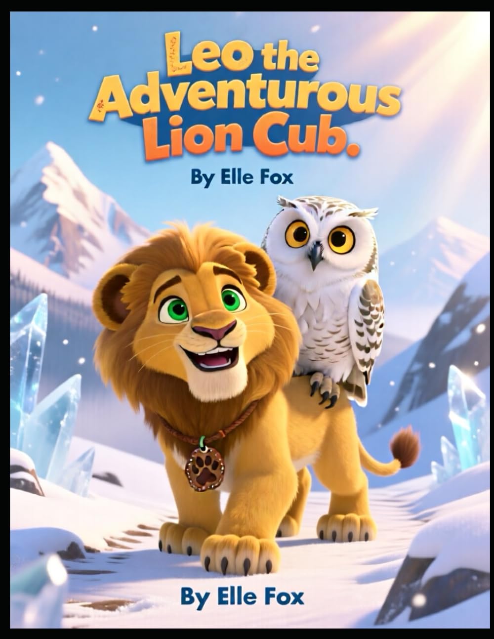 Leo The Adventurous Lion Cub: A Journey of Courage, Friendship, and Snowy Secrets