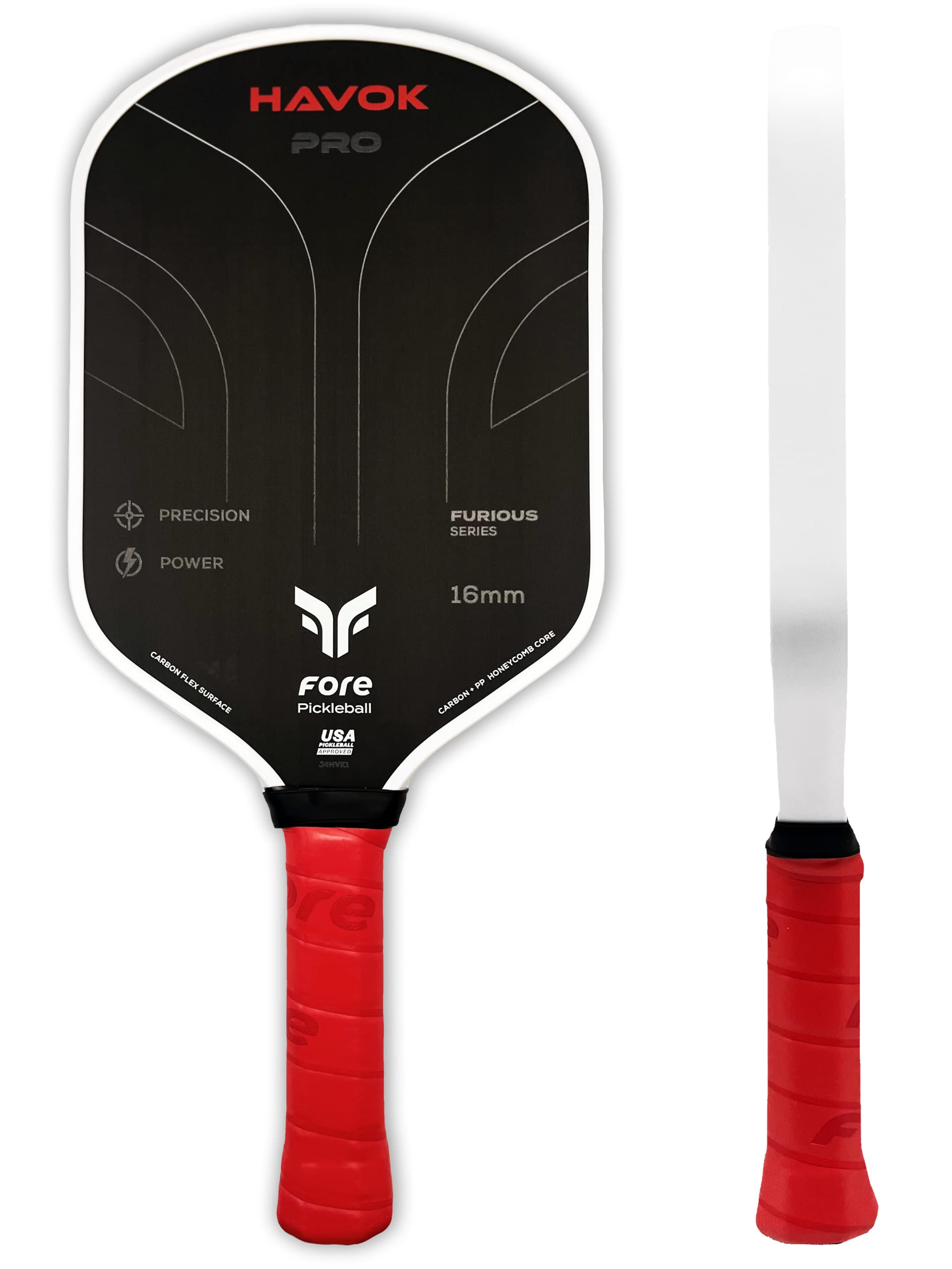 Buy Havok Pro Carbon Fiber Pickleball Paddle Enhanced Power
