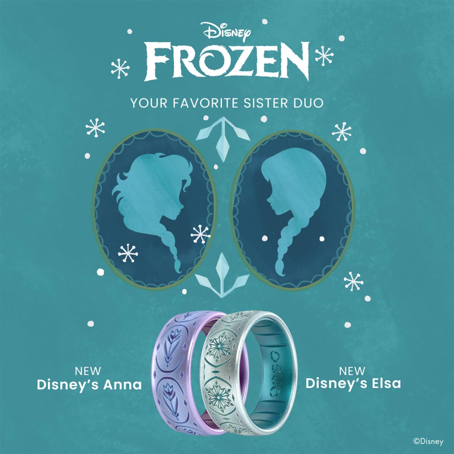 Enso Rings Disney Frozen Collection - Comfortable Silicone Rings
