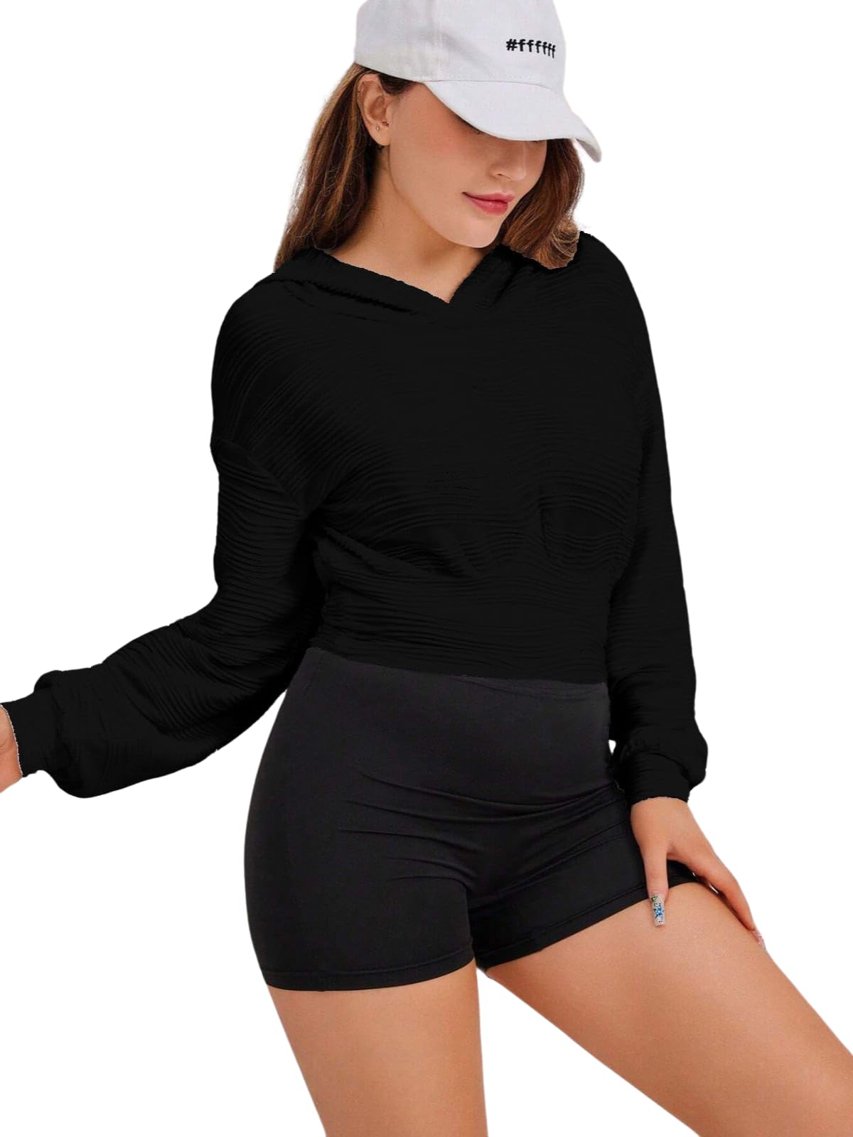 Polyester Hooded T Shirt for Women | Women's T Shirt |Hoodies for Women | Winter Hoodies Loose Fit | Oversized T Shirt for Women | T-Shirt for Women-image-23