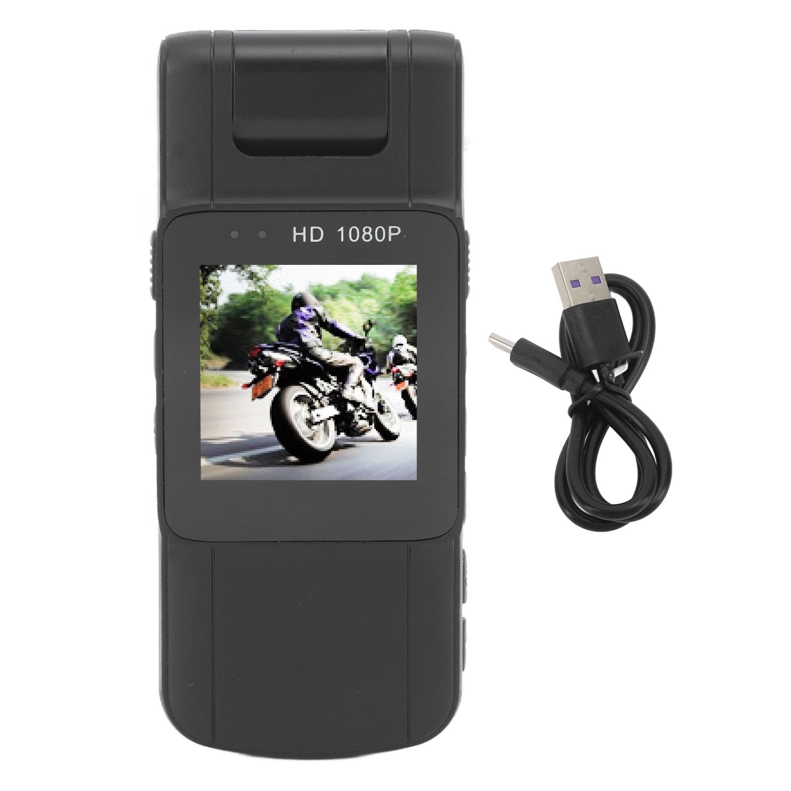 Telecamera portatile indossabile 1080P HD visione notturna obiettivo girevole, clip - sulla videocamera di sicurezza per on - the - Go Recording