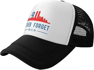 911 September 11th We Will Never Forget Stay Stylish and Protected with Our Premium Trucker Hats - Perfect for Any Adventure Black