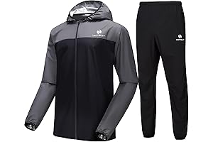 HOTSUIT Sauna Suit for Men Weight Loss Sauna Jacket Pant Workout Suit