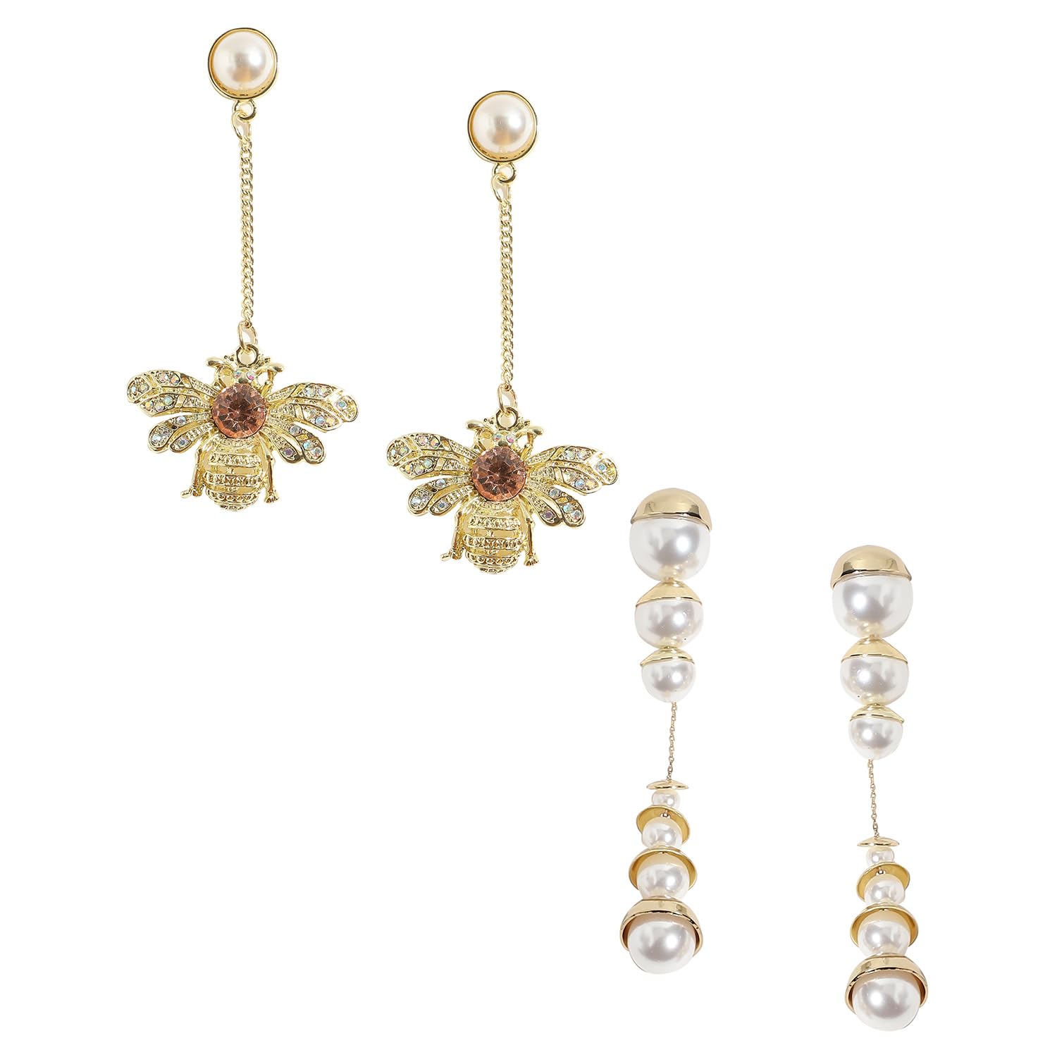 See full amazon price history chart for SOHI Combo Pack of Earrings for Women & Girls |Contemporary Pearl Studded Earring For Women | Gift for Women | Combo set | Western earrings for women | Set of 2 SOHI Combo Pack of Earrings for Women & Girls |Contemporary Pearl Studded Earring For Women | Gift for Women | Combo set | Western earrings for women | Set of 2 (B0C94LGXPM) Amazon Price History, Amazon Price Tracker