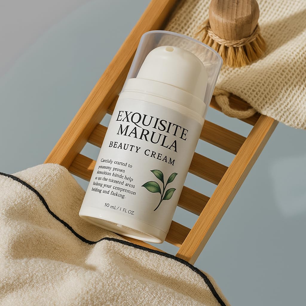 Nature Skin Shop Exquisite Marula Beauty Cream, Nourishing Moisturizer for Dry & Mature Skin, with Antioxidant-Rich Marula Oil, Restores a Radiant Glow, 1.7 Ounces