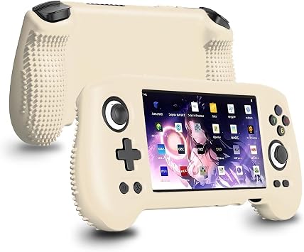Silicone Protective Case for FIOPAZ RG556, Anbernic RG556 Soft Case, Retro Handheld Game Console Accessories, Game Console Silicone Case for RG556