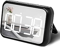 Vista 8 de Cronómetro digital con temporizador visual de gran pantalla para cocina, profesores, escuela, aula, cocina, luz nocturna, espejo magnético