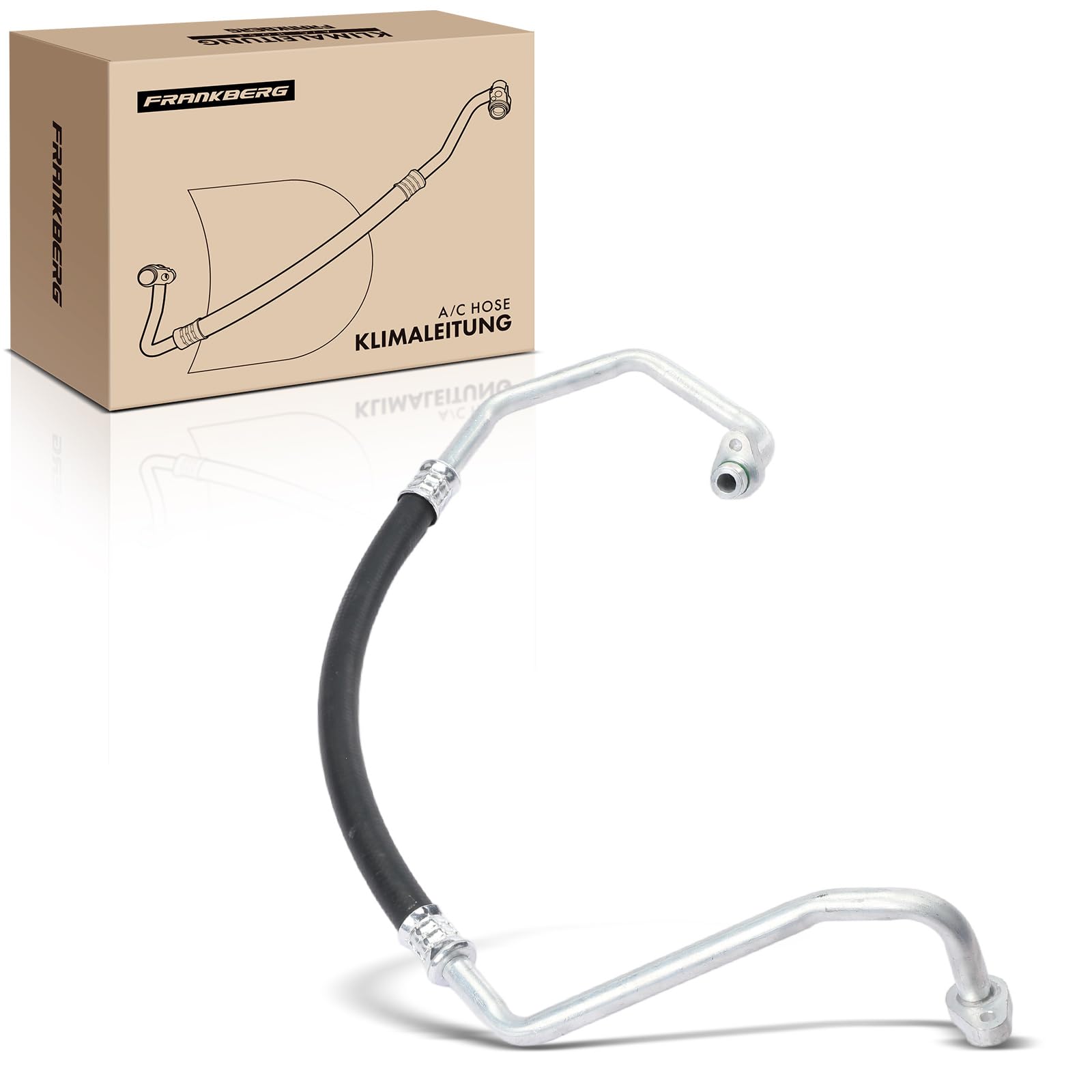 Frankberg Tubería de alta presión del aire acondicionado Dirección asistida Compatible con Vivaro Furgoneta X83 1.9L Trafic II Bus JL 2.0L Vivaro Furgoneta X83 2.0L Trafic II Bus JL 2.5L 8200413358