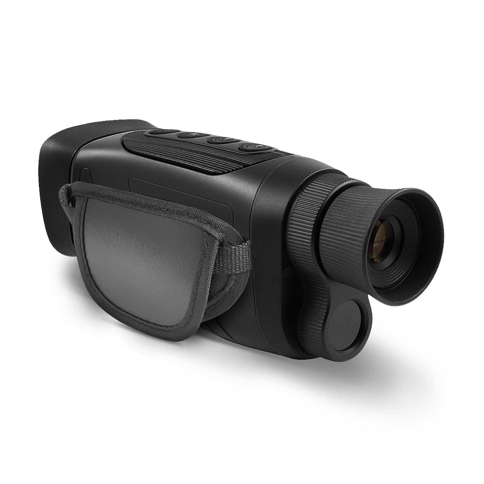 Night Vision Monocular 2.5K Video 40MP Photo 8X Zoom Infrared Monocular 350m Range Compact Digital Night Vision Telescope IR Monocular Scope Camera (Black)