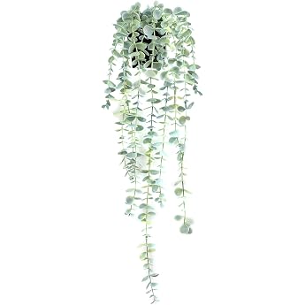 Eucalyptus Hanging Plants Hanging Plants Artificial Decoration Artificial Potted Vines Lifelike Green for New Home Decoration 1 Piece Light Green