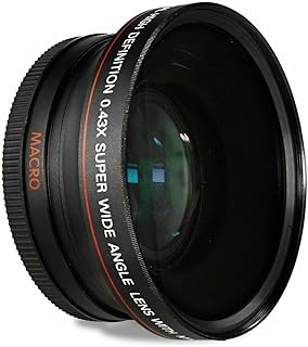 40.5mm Wide Angle 0.43x Conversion Lens with Macro Close-Up Attachment for Sony Alpha a6500, a6300, a6000, a5000, a5100, a3000 Nikon J1, J2, J3, J4, S1, S2, V1, V2 Mirrorless Digital Camera