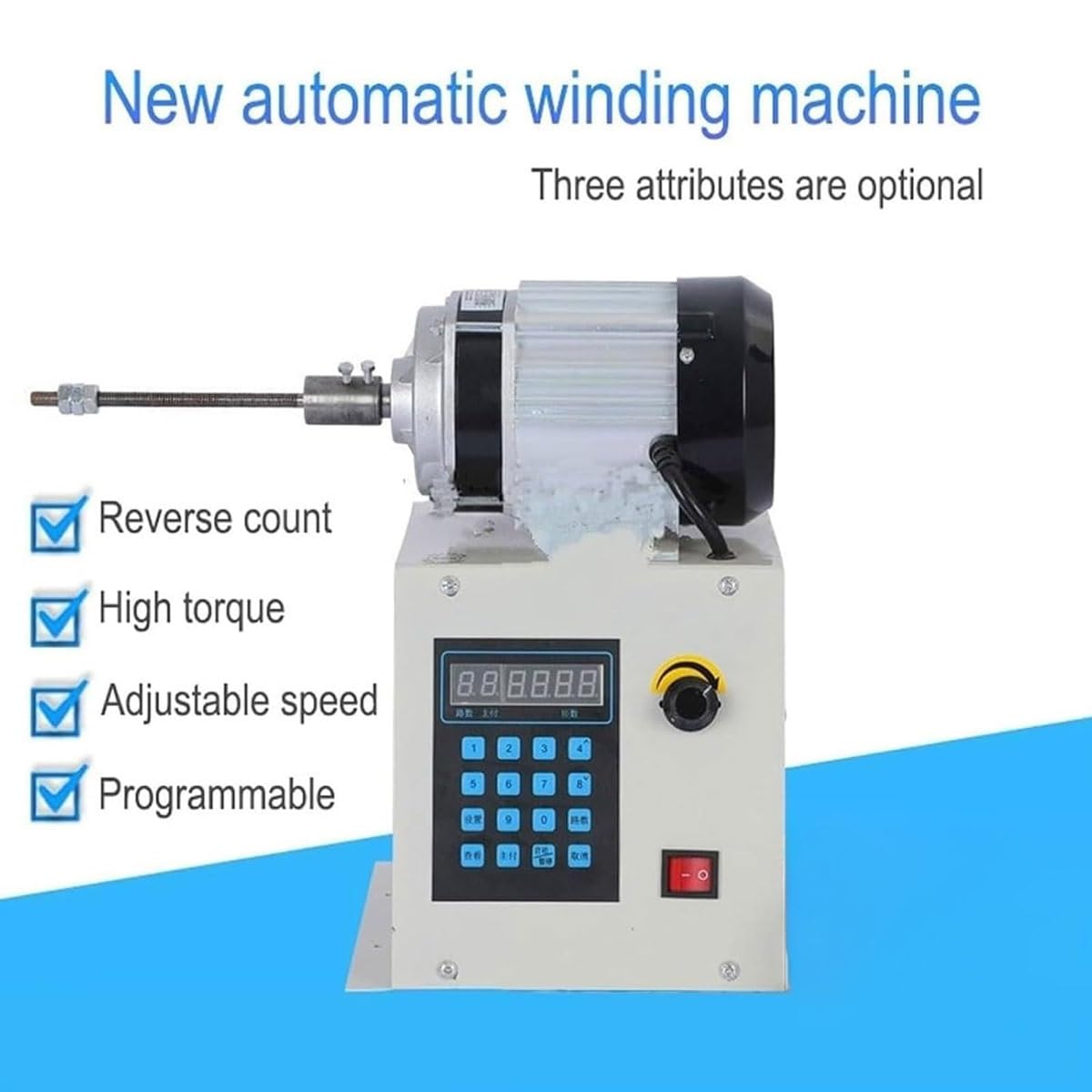 Bobinatrice automatica della bobina con controllo digitale e velocità regolabile per le bobine del motore
