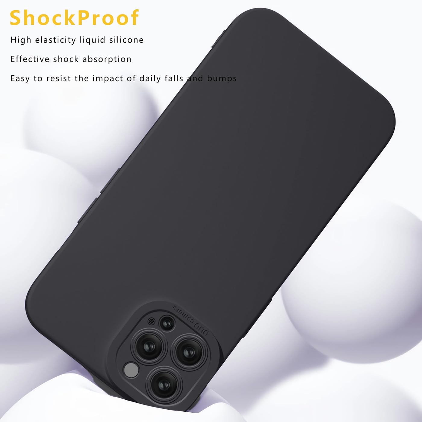 PanXCase Cover In Silicone Sottile Per Honor X7b 4G/5G E Honor 90 Smart – Antiscivolo, Antiurto, Protezione Fotocamera, Nero - 2